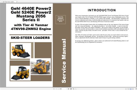 gehl mustang 320 skid steer service manual pdf|gehl skid steer repair manual.